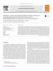 Volumetric, acoustic and transport properties of binary mixtures of benzyldimethylammonium based ionic liquids with N,N-dimethylformamide at temperature from 293.15 to 328.15K Cover Page