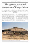 Research paper thumbnail of Bussmann R., Miniaci G., el- Bakry A., Tiribilli E., "The pyramid, town and cemeteries of Zawyet Sultan", EA 48 (2016), 38-41