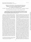 Research paper thumbnail of Mupirocin Resistance among Methicillin-Resistant Staphylococcus aureus-Colonized Patients at Admission to a Tertiary Care Medical Center