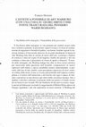 Research paper thumbnail of L'estetica possibile di Aby Warburg (con una coda su Georg Hirth come fonte trascurata del pensiero warburghiano) in A. Barale, F, Desideri, S. Ferretti (a cura di), Energia e rappresentazione. Warburg, Panofsky, Wind, Mimesis, Milano 2016, pp. 63-84.