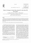 Research paper thumbnail of Study of damage in fused silica induced by ultra-short IR laser pulses