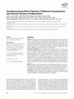 Two-Dimensional FEA of Dowels of Different Compositions and External Surface Configurations Cover Page