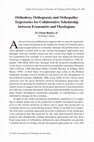 Research paper thumbnail of Orthodoxy, Orthopraxis, and Orthopathy: Trajectories for Collaborative Scholarship between Economists and Theologians