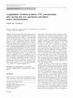 Longitudinal variations in indoor VOC concentrations after moving into new apartments and indoor source characterization Cover Page