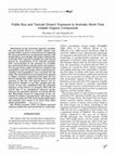 Research paper thumbnail of Public Bus and Taxicab Drivers' Work-Time Exposure to Aromatic Volatile Organic Compounds