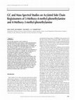 Research paper thumbnail of GC and Mass Spectral Studies on Acylated Side Chain Regioisomers of 3-Methoxy-4-methyl-phenethylamine and 4-Methoxy-3-methyl-phenethylamine