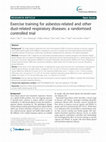 Exercise training for asbestos-related and other dust-related respiratory diseases: a randomised controlled trial Cover Page