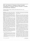 EEG and subjective sleepiness during extended wakefulness in seasonal affective disorder: circadian and homeostatic influences Cover Page