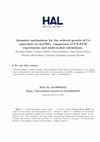 Research paper thumbnail of Atomistic mechanisms for the ordered growth of Co nanodots on Au(788): a comparison between VT-STM experiments and multi-scaled calculations