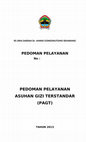 PEDOMAN PELAYANAN ASUHAN GIZI TERSTANDAR Cover Page