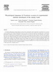 Research paper thumbnail of Physiological responses of Posidonia oceanica to experimental nutrient enrichment of the canopy water