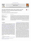 Research paper thumbnail of How leaders differentially motivate safety compliance and safety participation: The role of monitoring, inspiring, and learning