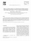 Research paper thumbnail of Effect of -decoupling in two-dimensional multiple-quantum MAS NMR spectroscopy of in a hydrous layered silicate