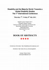 Whose term is it anyway? A pilot study on the perceptions of and discourse on 'disability' between healthcare professionals and non-healthcare participants Cover Page