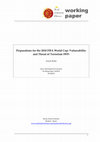 Research paper thumbnail of Preparations for the 2010 FIFA World Cup: Vulnerability and Threat of Terrorism