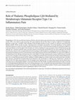 Research paper thumbnail of Role of Thalamic Phospholipase Cβ4 Mediated by Metabotropic Glutamate Receptor Type 1 in Inflammatory Pain