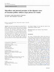 Research paper thumbnail of Microflora and internal parasites of the digestive tract of Eurasian griffon vultures ( Gyps fulvus ) in Croatia