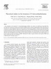 Research paper thumbnail of Theoretical studies on the formation of N-nitrosodimethylamine