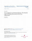 Research paper thumbnail of Indiana Journal of Global Legal Studies From Agitation to Institutionalization: The Student Anti-Sweatshop Movement in the New Millennium