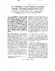 Research paper thumbnail of Low-threshold 1.5 μm compressive-strained multiple- and single-quantum-well lasers