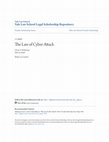 Research paper thumbnail of The Law of Cyber-Attack