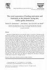 Research paper thumbnail of The vocal expression of feeding motivation and frustration in the domestic laying hen, Gallus gallus domesticus