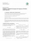 Weighted A-statistical convergence for sequences of positive linear operators Cover Page