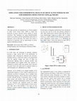 Research paper thumbnail of SIMULATION AND EXPERIMENTAL RESULTS OF SHUNT ACTIVE POWER FILTER FOR HARMONICS REDUCTION BY USING pq-THEORY