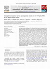 Ionospheric response to the geomagnetic storm on 13–17 April 2006 in the West Pacific region Cover Page