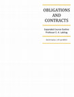 OBLIGATIONS AND CONTRACTS Cover Page