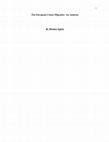 Research paper thumbnail of The European Union Migrants: An Analysis