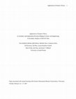 Research paper thumbnail of Application of Prospect Theory to Academic and Employment Decision Making in Science and Engineering: A Secondary Analysis of SESTAT Data