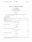 Research paper thumbnail of First 1000 k Fibonacci Numbers