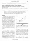 Density and Viscosity of Aqueous Solutions of 1,3-Dimethylurea from (288.15 to 333.15) K Cover Page