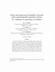 Exact and quasiexact solvability of second-order superintegrable quantum systems: I. Euclidean space preliminaries Cover Page