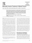 Research paper thumbnail of Minimally Invasive Treatment of Spinal Tumors