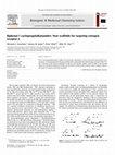 Research paper thumbnail of Biphenyl C-cyclopropylalkylamides: New scaffolds for targeting estrogen receptor