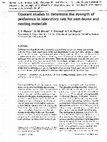 Research paper thumbnail of Operant studies to determine the strength of preference in laboratory rats for nest-boxes and nesting material.