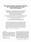 Deep turbulence effects compensation experiments with a cascaded adaptive optics system using a 3.63 m telescope Cover Page