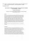 Research paper thumbnail of The welfare of farmed mink (Mustela vison) in relation to housing and management : a review.