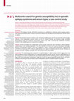 Research paper thumbnail of Multicentre search for genetic susceptibility loci in sporadic epilepsy syndrome and seizure types: a case-control study