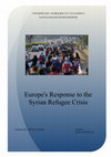 Europe's Response to the Syrian Refugee Crisis Cover Page