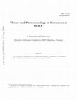 Theory and Phenomenology of Instantons at HERA Cover Page