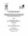 Research paper thumbnail of La Representación social de la violencia