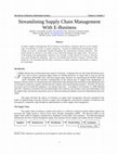 Streamlining Supply Chain Management With E-Business Cover Page