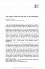 Research paper thumbnail of The politics of the web: the case of one newsgroup