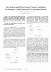 Research paper thumbnail of New bipolar and hybrid Argon Plasma Coagulation technologies enable improved electrosurgical results