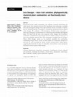 Research paper thumbnail of Less lineages - more trait variation: phylogenetically clustered plant communities are functionally more diverse