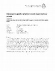 Research paper thumbnail of Del proyecto público a la intervención especulativa y privada. Implicancias éticas del caso del ex Hospital de Ochagavía en la comuna de Pedro Aguirre Cerda