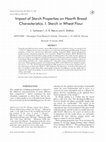 Research paper thumbnail of Impact of Starch Properties on Hearth Bread Characteristics. I. Starch in Wheat Flour